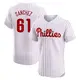 Elite Men's Cristopher Sanchez White Philadelphia Phillies Home Jersey