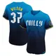 Elite Men's Weston Wilson Blue Philadelphia Phillies 2024 City Connect Jersey