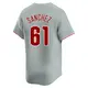 Limited Men's Cristopher Sanchez Gray Philadelphia Phillies Away Jersey