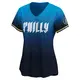 Limited Women's Cristopher Sanchez Blue Philadelphia Phillies 2024 City Connect Jersey