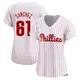 Limited Women's Cristopher Sanchez White Philadelphia Phillies Home Jersey