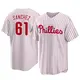 Replica Men's Cristopher Sanchez White Philadelphia Phillies 2022 World Series Home Jersey