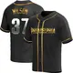 Replica Men's Weston Wilson Gold Philadelphia Phillies Black en Alternate Jersey