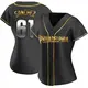 Replica Women's Cristopher Sanchez Gold Philadelphia Phillies Black en Alternate Jersey