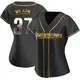 Replica Women's Weston Wilson Gold Philadelphia Phillies Black en Alternate Jersey